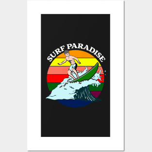 Surfing Paradise Posters and Art